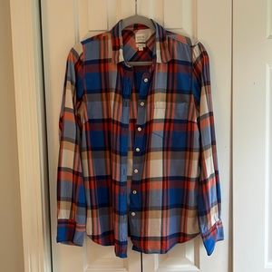 J.Crew Women’s Plaid Button Down - Perfect Fit - Size M